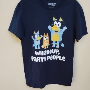 D- NWOT Bluey Navy Graphic Tee - Short Sleeve